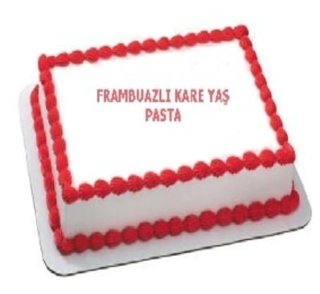 Hafif Dokusuyla 30 Kişilik Frambuazlı Pasta